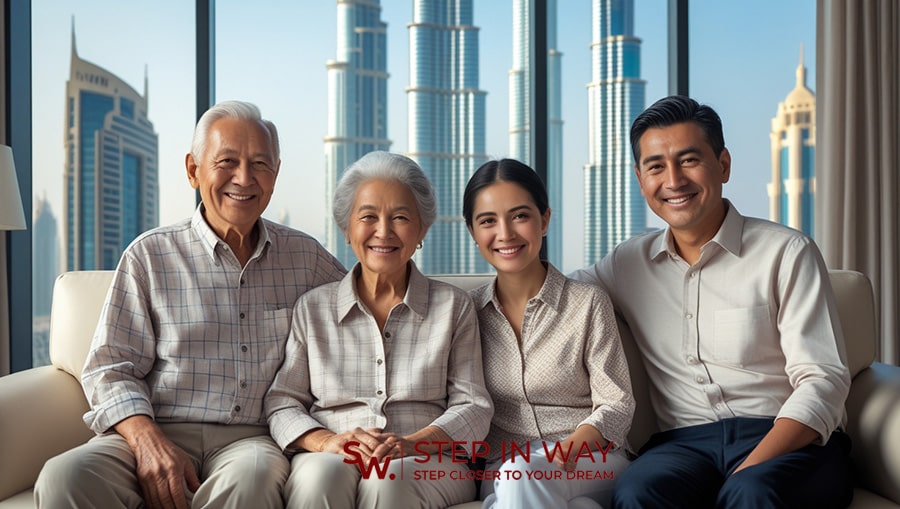 اخذ ویزای اقامت همراه برای والدین
