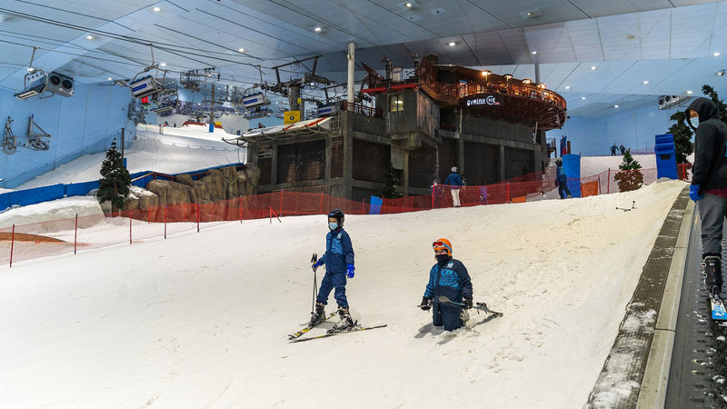 معرفی پیست اسکی دبی در پارک برفی دبی