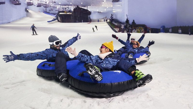 معرفی پیست اسکی دبی در پارک برفی دبی